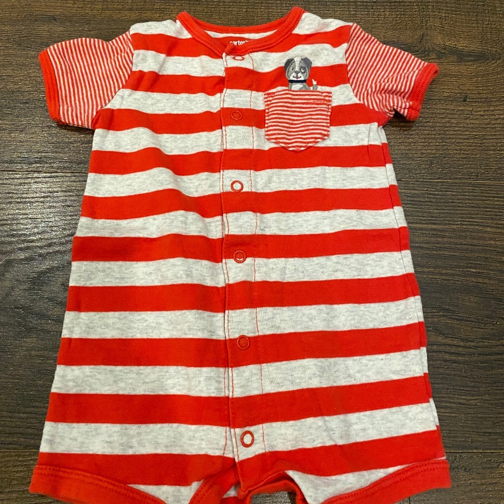 Carter’s striped infant romper